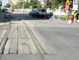 Walk along Railroad Tracks of the Old Suin Line